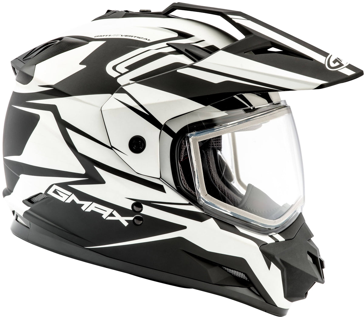 Vertical Dual Sport Snow Helmet 2XL Black/White S613731