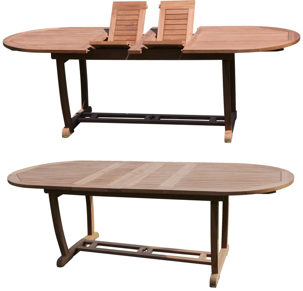 Grade-A Teak 8 Seater 9 Pc Dining Set P896