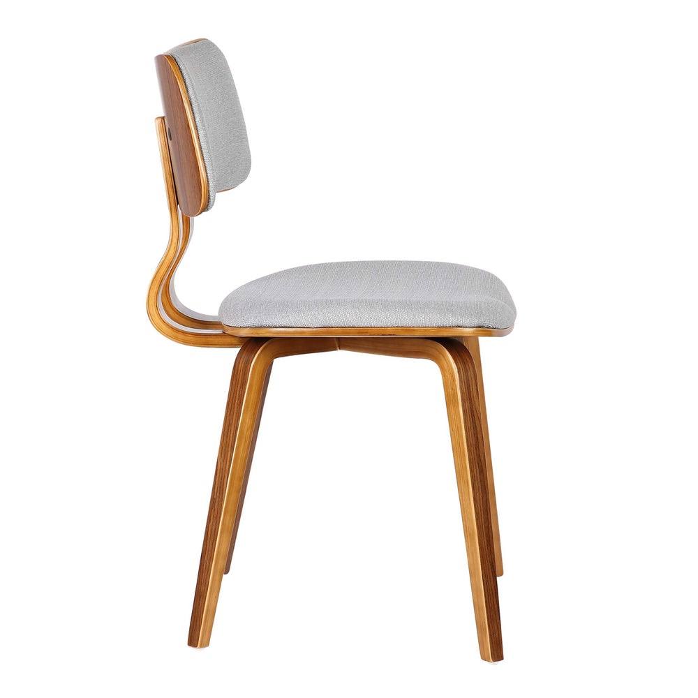 Green Mid-Century Walnut Chair U373