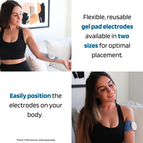 Wireless TENS Unit Muscle Stimulator with EMS Remote Control Rechargeable Electrode Pad Y97855