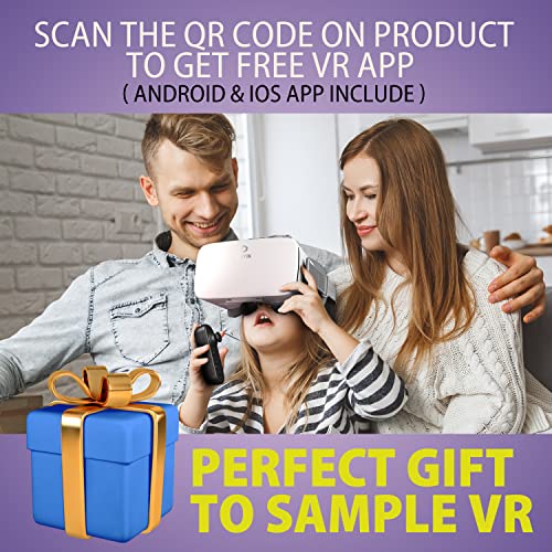 White VR Headset with Controller V311122