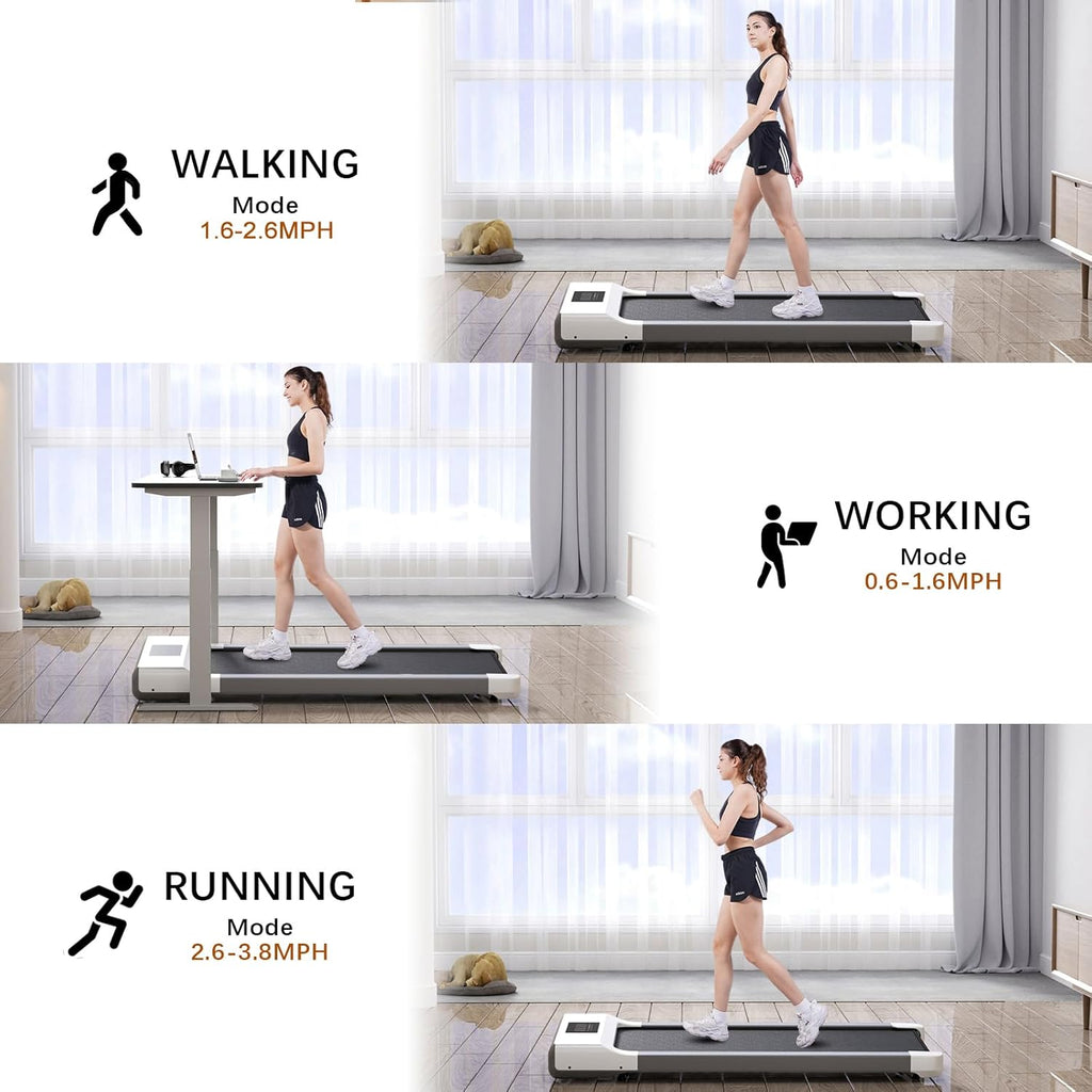 Walking Pad Under Desk Treadmill with Remote Control LED Display A951814