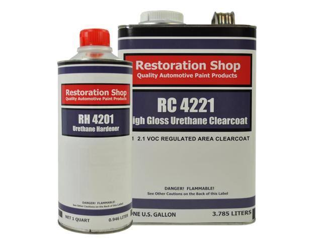 Molten Red Metallic Urethane Basecoat Clearcoat Car Auto Paint Complete Medium Gallon Kit F532291