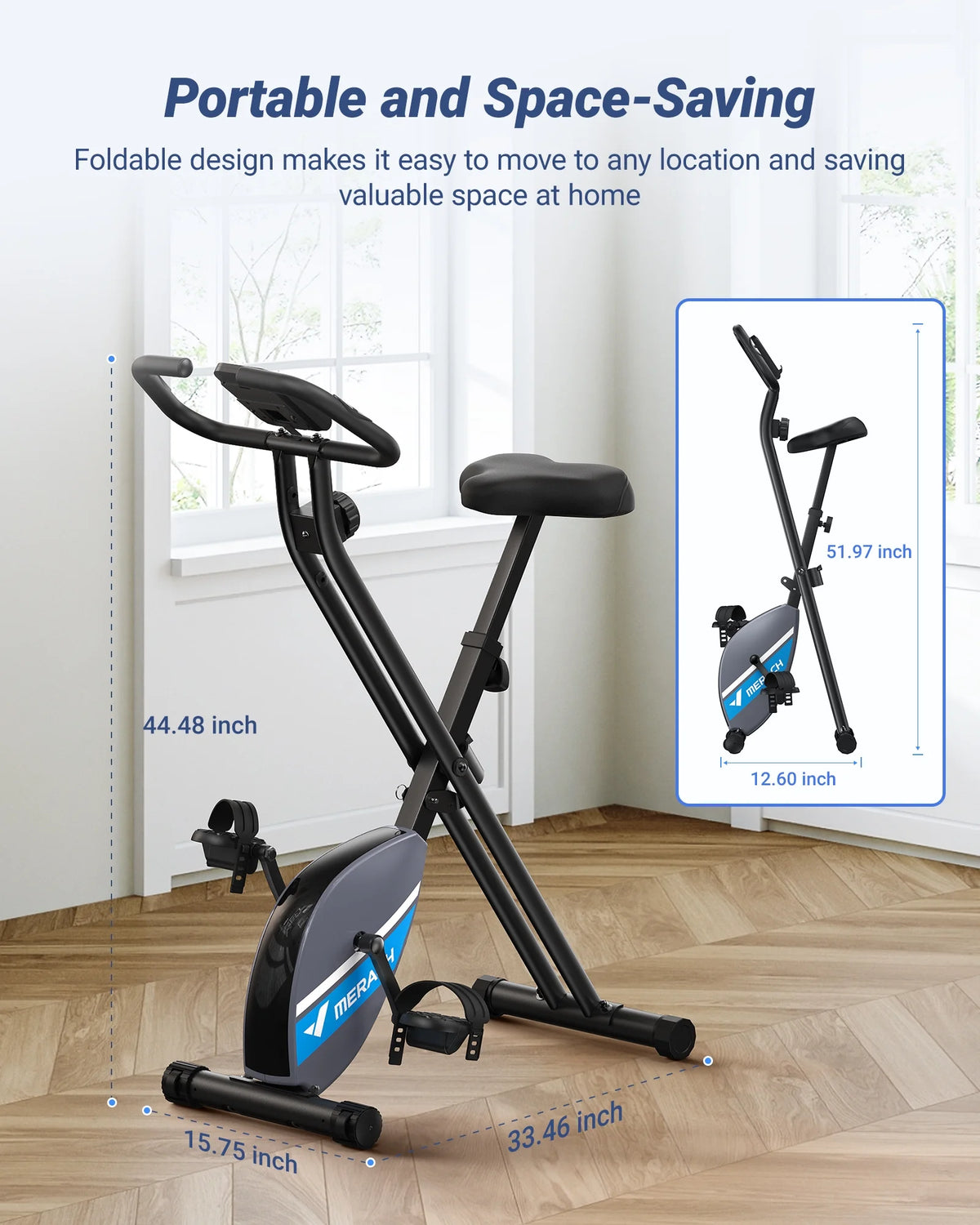 Stationary Exercise Bike Magnetic Bluetooth J565
