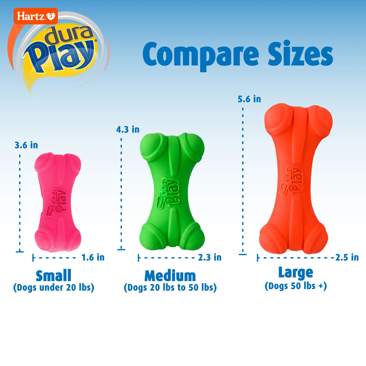 Medium Dura Play Bone Dog Toy F79724