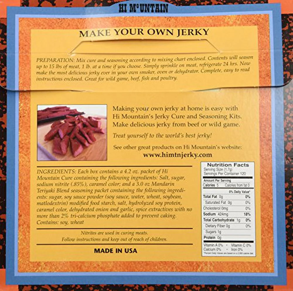 Mandarin Teriyaki Jerky Seasonings D28005