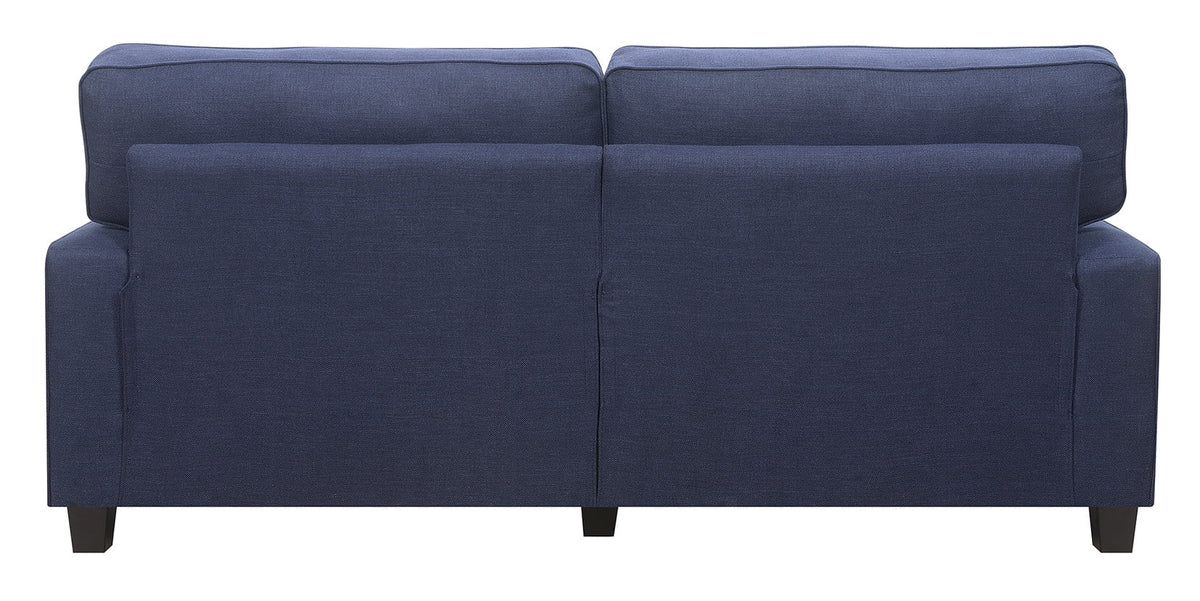 Navy Blue Fabric Sofa H19657