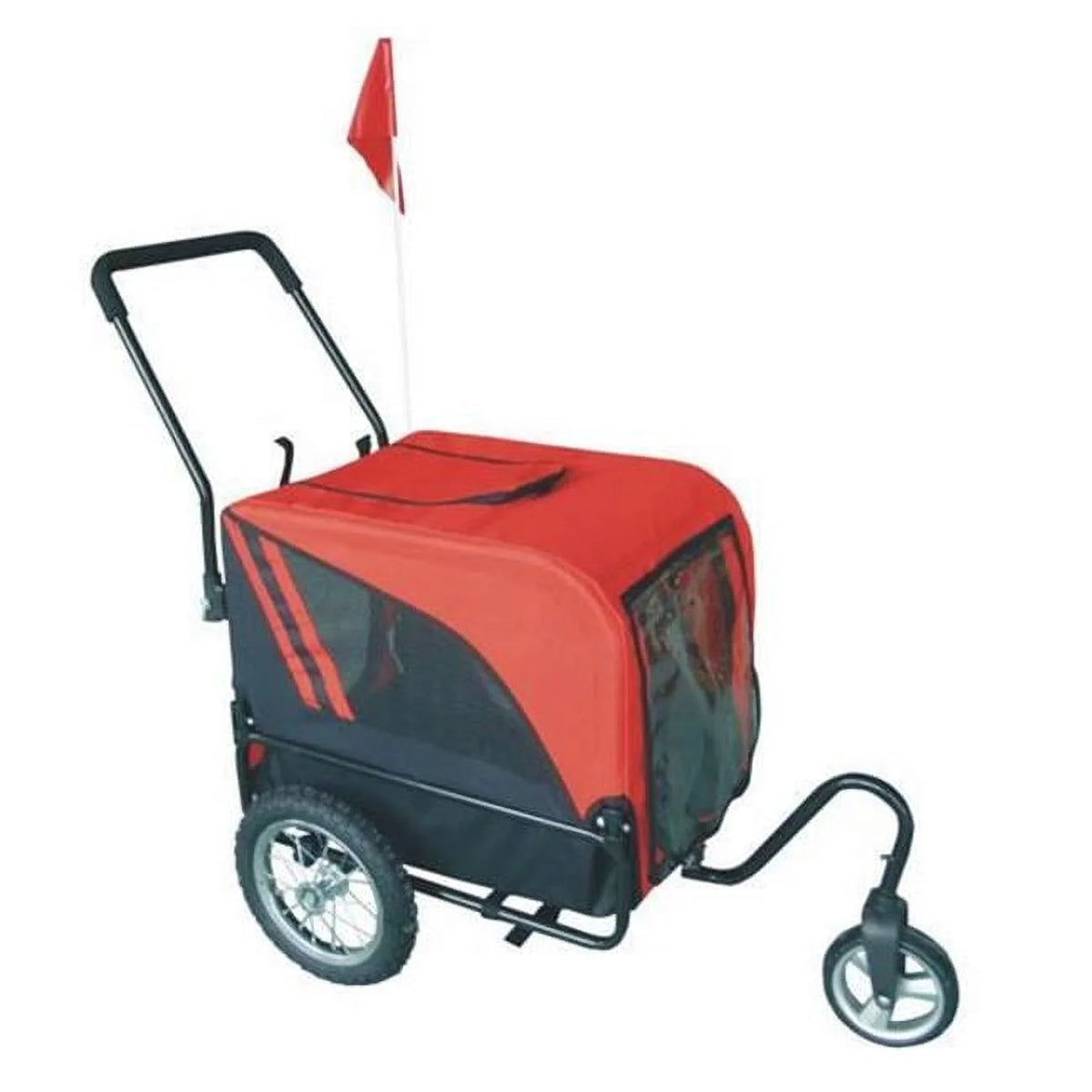 2-In-1 Dog Bicycle Trailer & Jogging Stroller with Swivel Wheels, Blue R921934