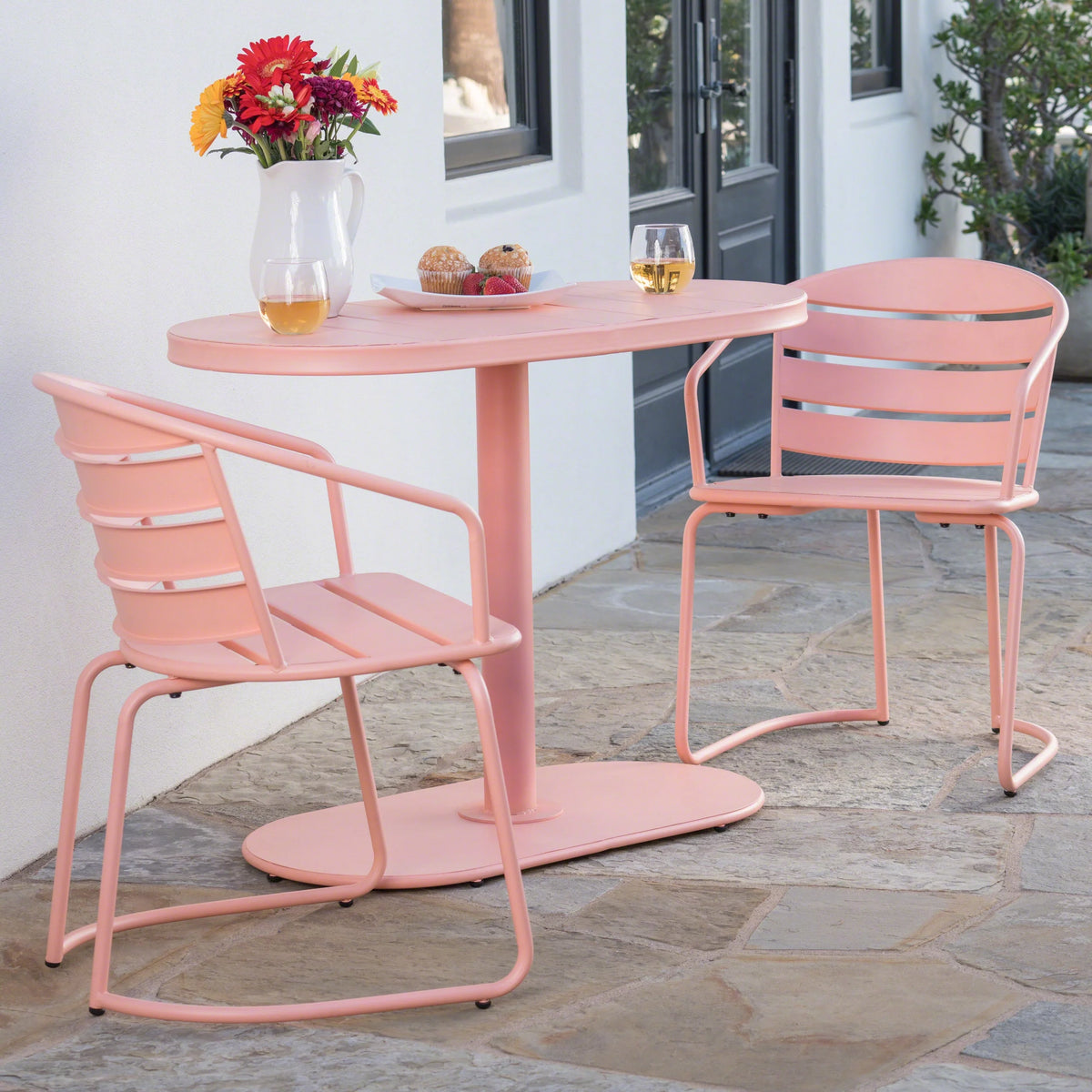 3 Piece Iron Bistro Set W1468
