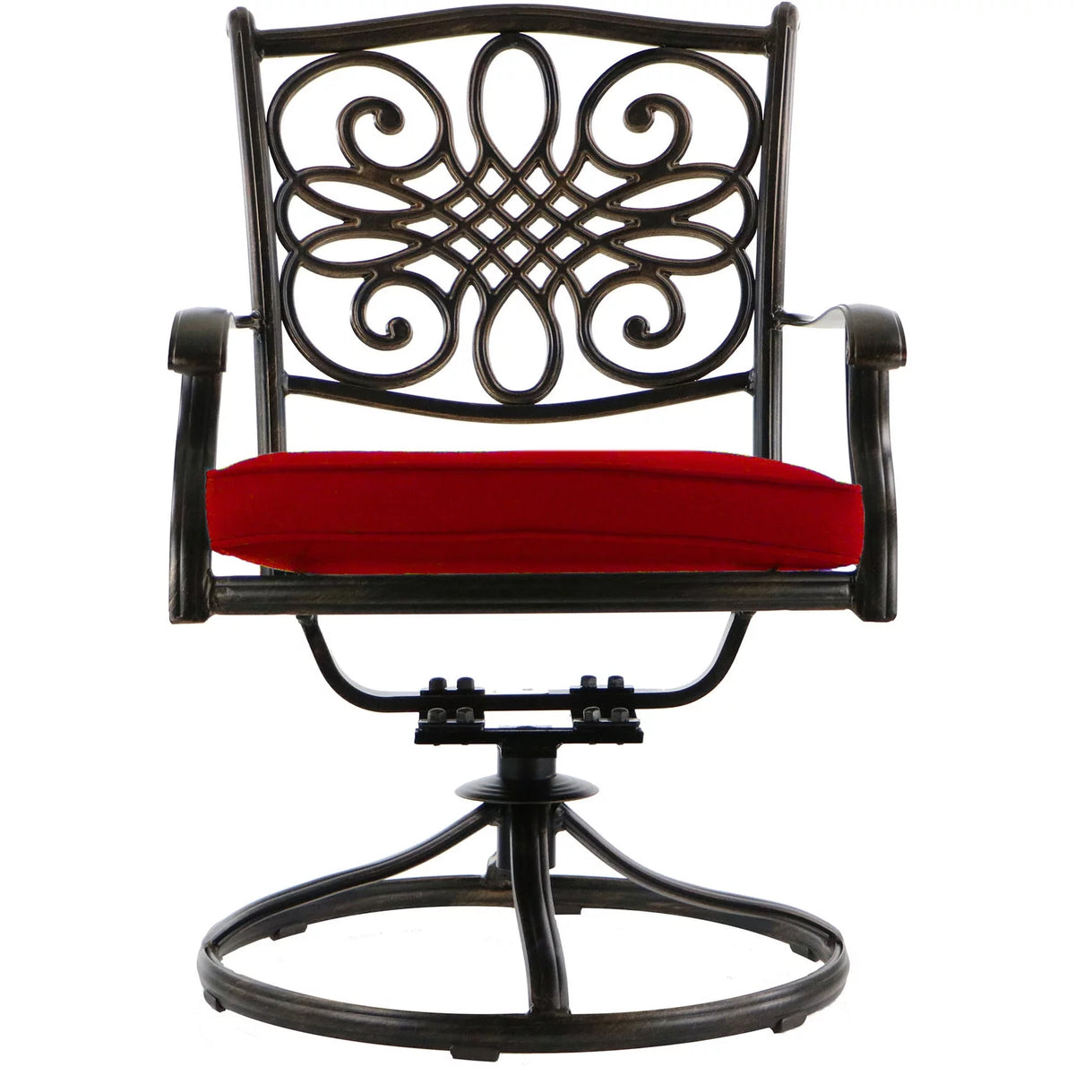 11-Piece Outdoor Dining Set with Cast-Top Table and Chairs V74932