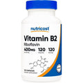 Vitamin B2 (Riboflavin) 400mg, 120 Capsules E812