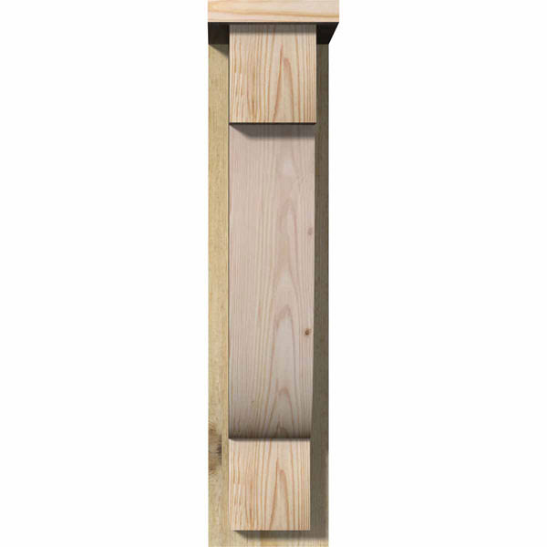 Alpine Rough Sawn Corbel with Backplate, Douglas Fir C837894