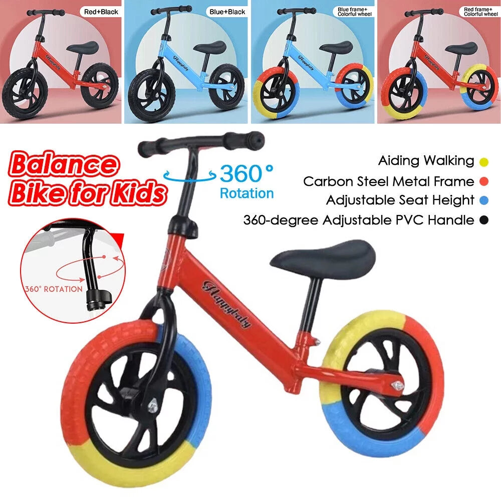 Kids Balance Bike Toddler Training Bicycle A2492