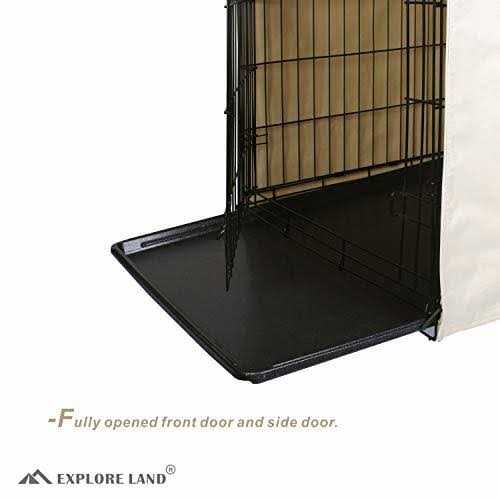Dog Crate Cover Polyester Pet Kennel Cover F414