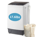 17.6 Lbs Capacity Top Load Portable Washing Machine with LED Display A6449