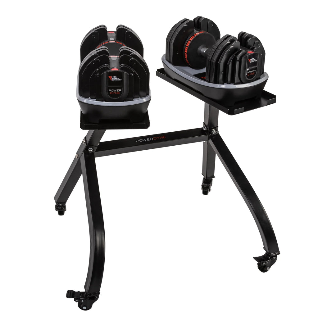 Adjustable 55lbs Dumbbell Set and Stand T155955