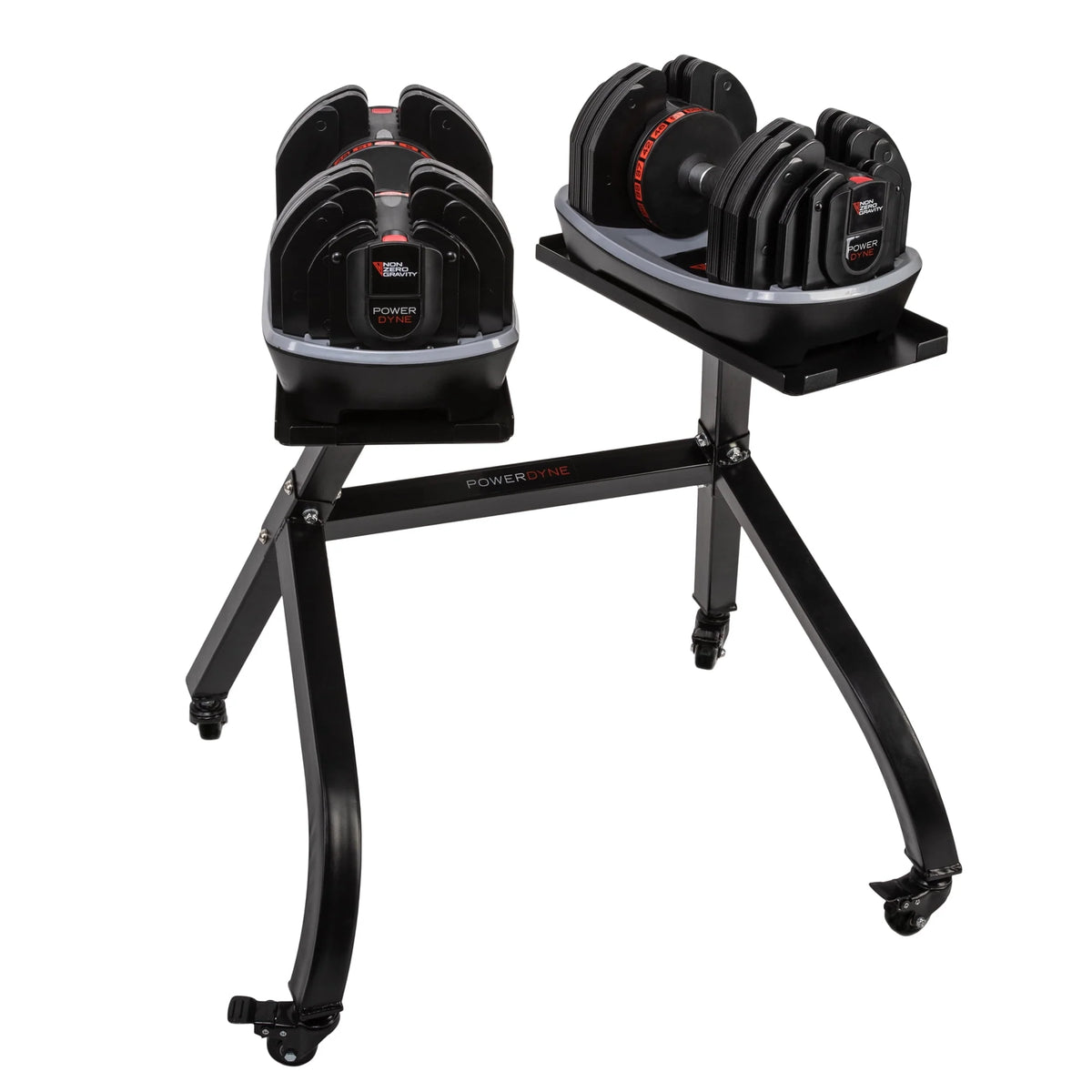 Adjustable 55lbs Dumbbell Set and Stand T155955