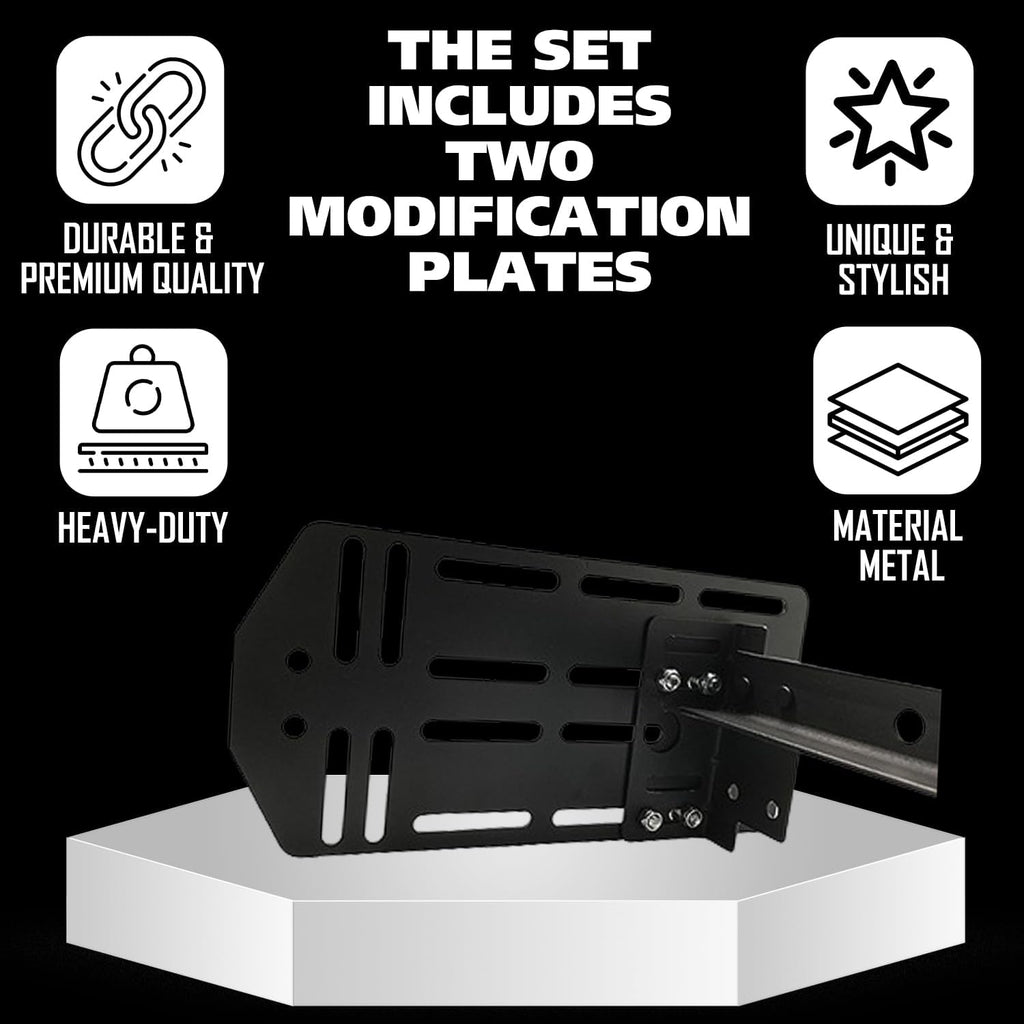 Set of 2 Bed Frame Brackets Adapter for Headboard Q53827