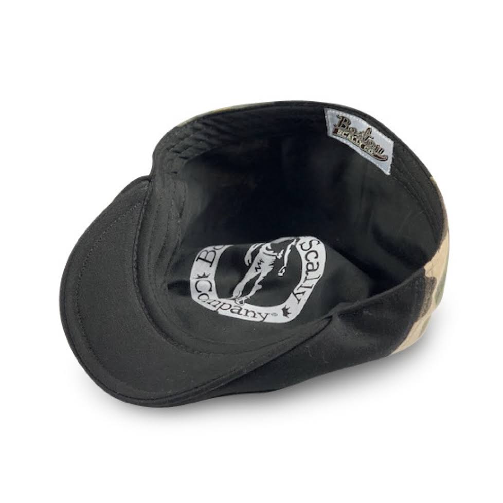 Black Camo Single Panel Cap O193