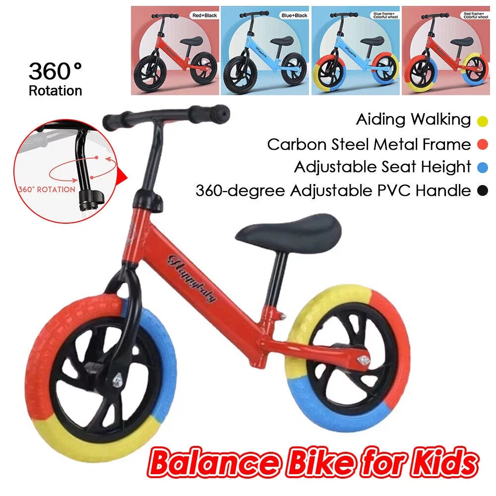 Kids Balance Bike Toddler Training Bicycle A2492