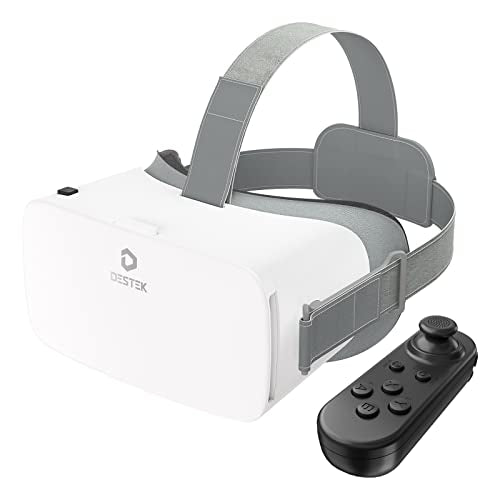 White VR Headset with Controller V311122