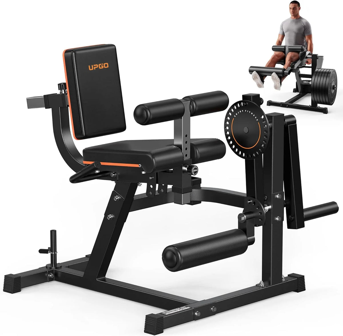 3-in-1 Adjustable Leg Extension and Curl Machine L8132