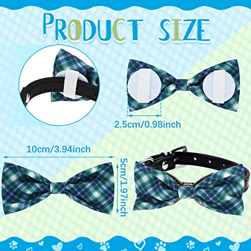 16 Pieces Dog Bow Ties Collar Attachment with Rubber Bands W482054