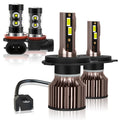 9003 H11 LED Headlight Fog Light Bulbs 6500K Cool White Pack of 4 K5072