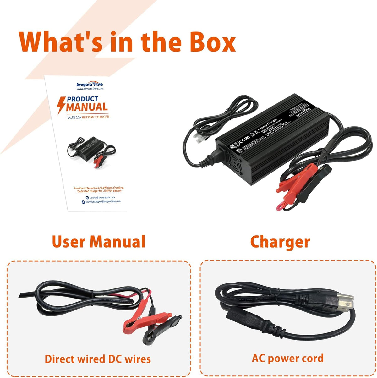 14.6V 20A Lithium Iron Phosphate Battery Charger I897147