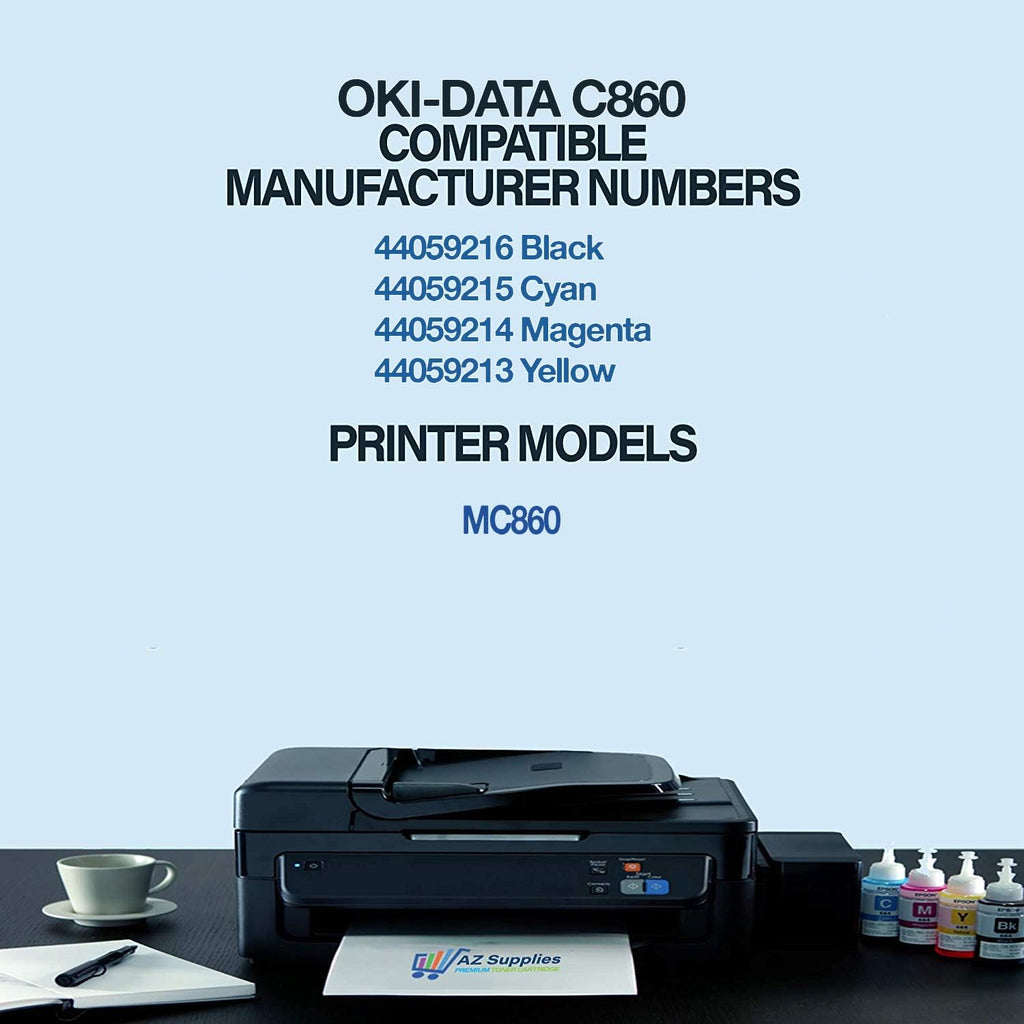 Compatible Toner Cartridge 4-Packs for Okidata C860 MC860 N985718