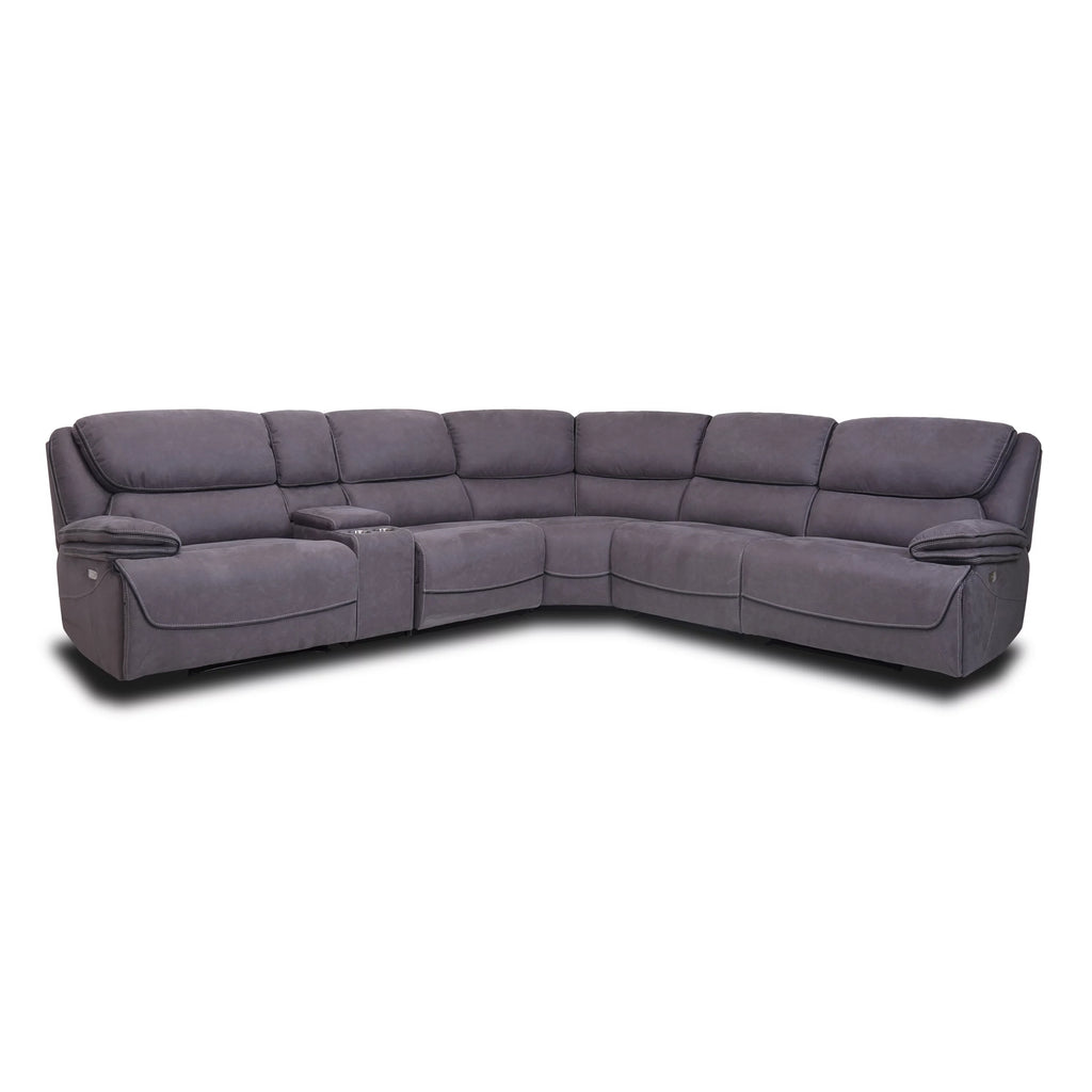 Gray Fabric Power Reclining Sectional Y969535