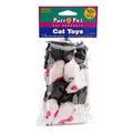 Fur Mice Cat Toys with Rattling Sounds U56659