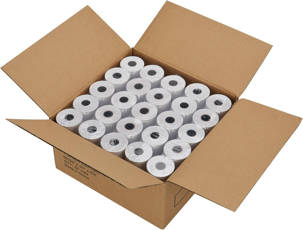 2 1/4inch 85ft Thermal Receipt Paper 50 Rolls L730202
