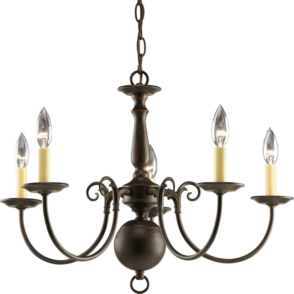 5-Light Polished Brass Chandelier X185976