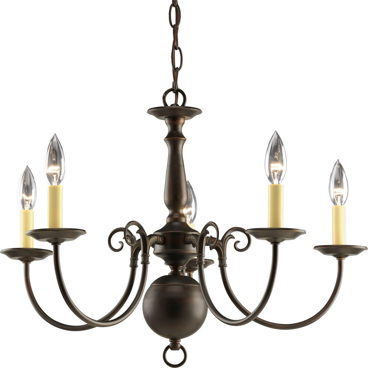 5-Light Polished Brass Chandelier X185976