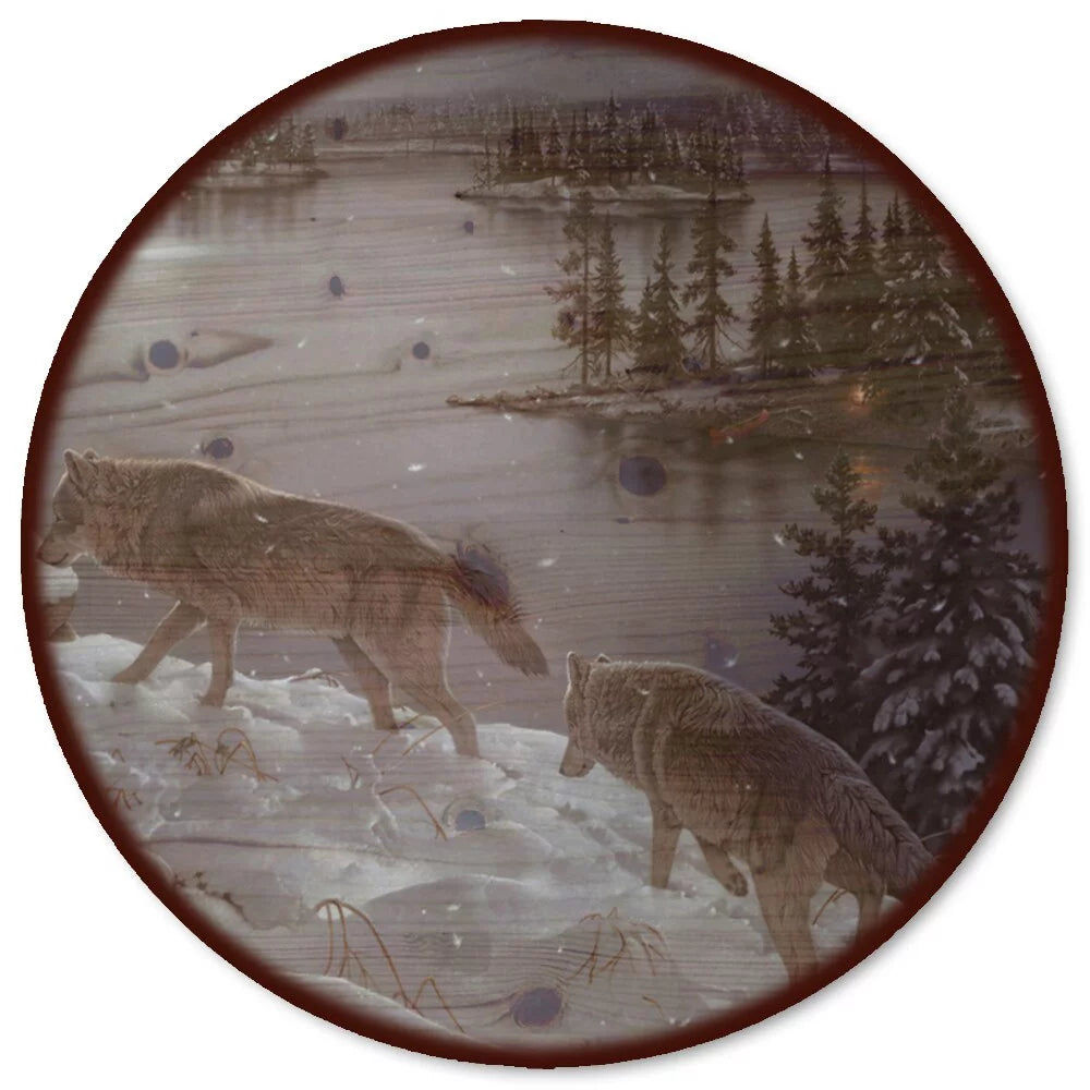 Wood Lazy Susan 18 x 18 D1996
