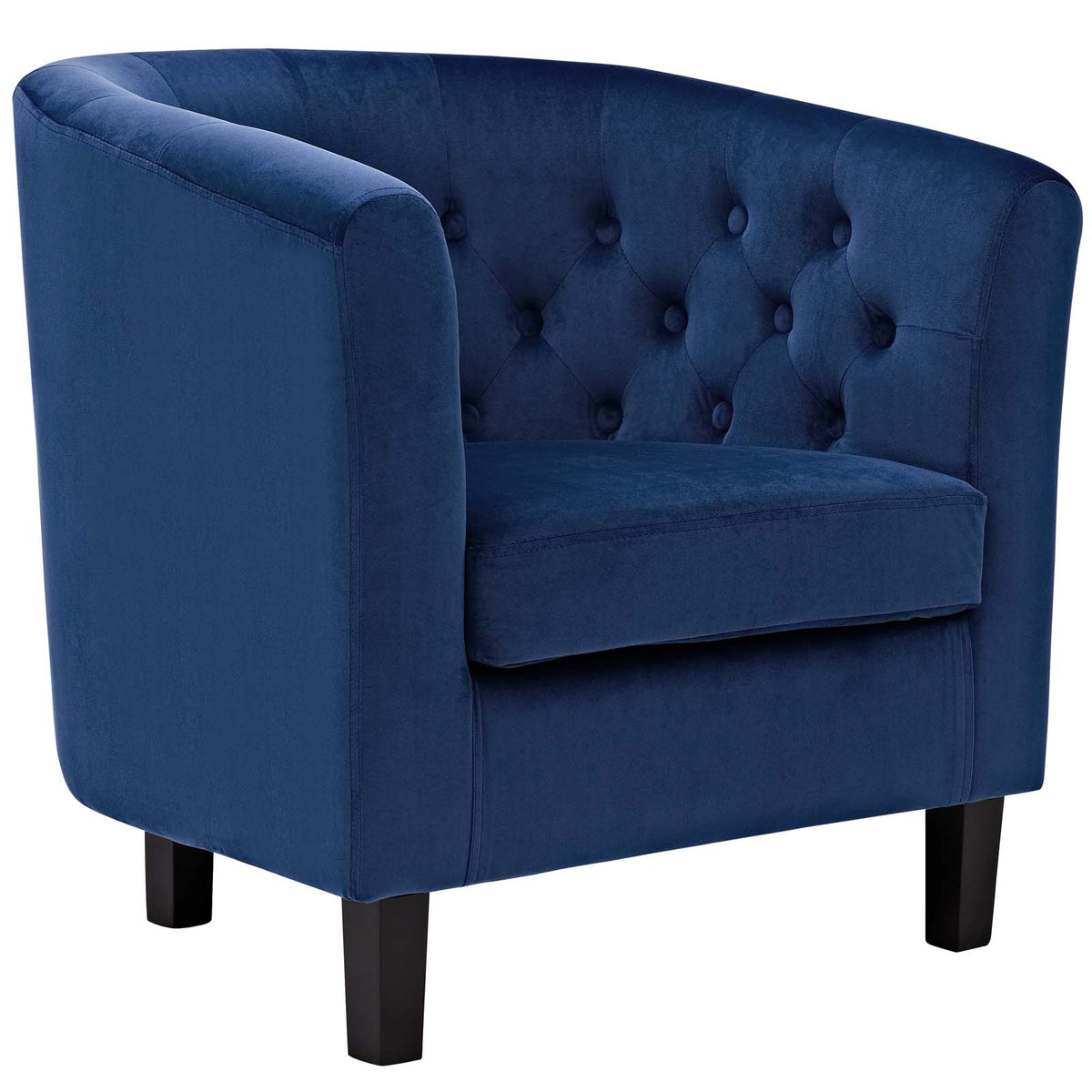 Navy Performance Velvet Loveseat and Armchair Set L454039
