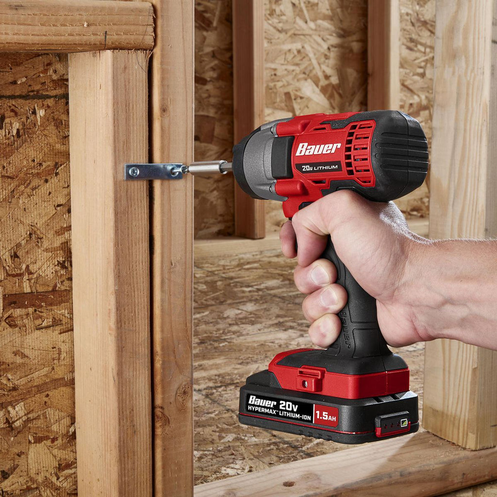 20V Cordless 1/4 in. Hex Compact Impact Driver Kit with Battery and Charger O73290