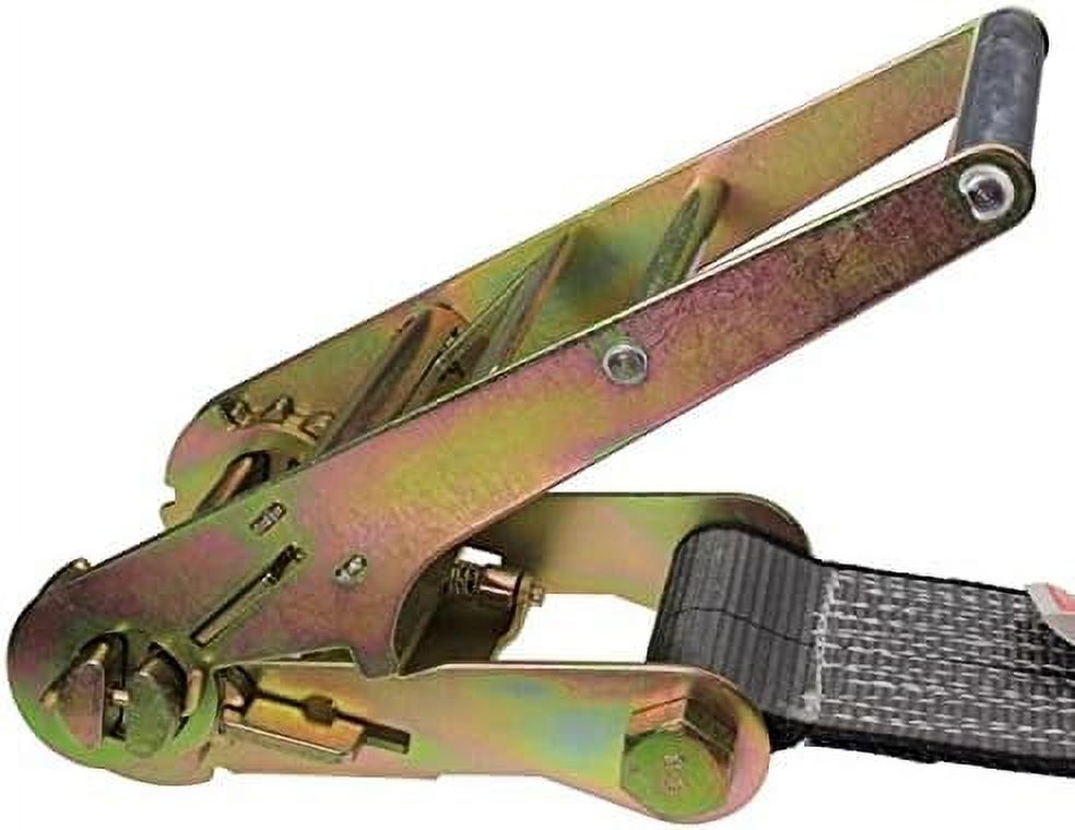 4 Inch X 30 Foot Blackline Ratchet Strap With Chain Extensions O944769