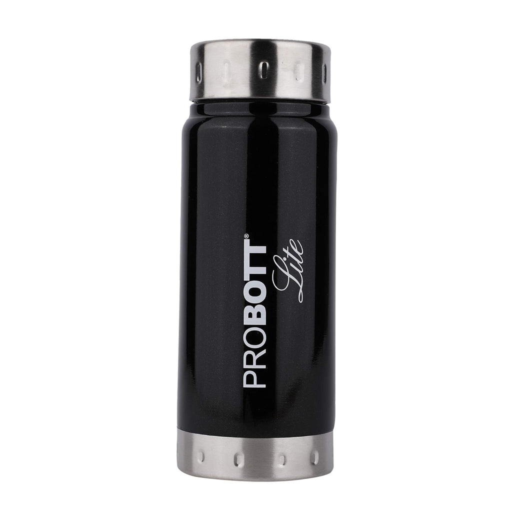 Black Stainless Steel Water Bottle 750ml O370