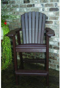 Deep Blue Adirondack Bar Height Chair Z483103