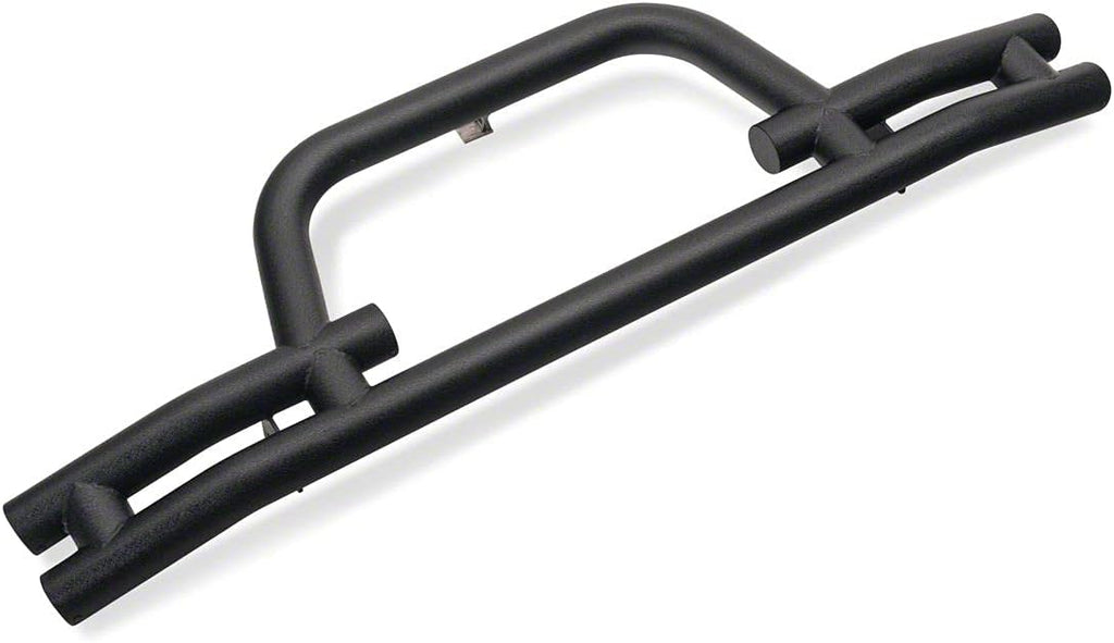 Textured Black Front Bumper with Winch Cutout Y810
