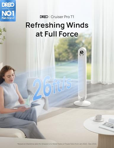 90° Oscillating 42 Inch Tower Fan T8009