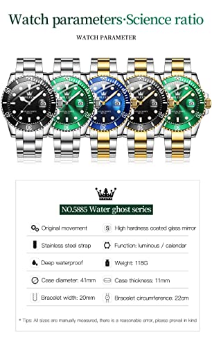 Stainless Steel Analog Quartz Watch with Day F494
