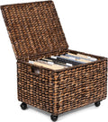 Seagrass Rolling File Cabinet Z35269