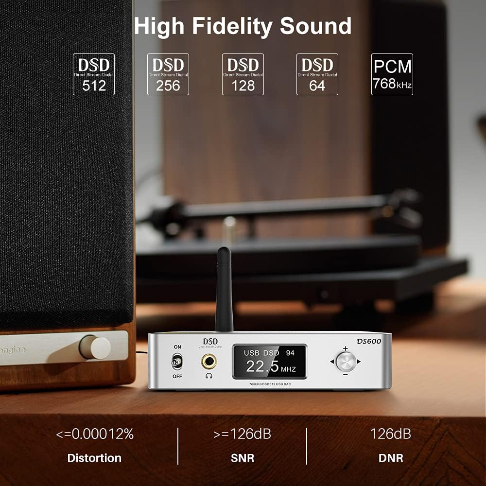 HiFi DAC & Headphone Amplifier with Remote Control H238096