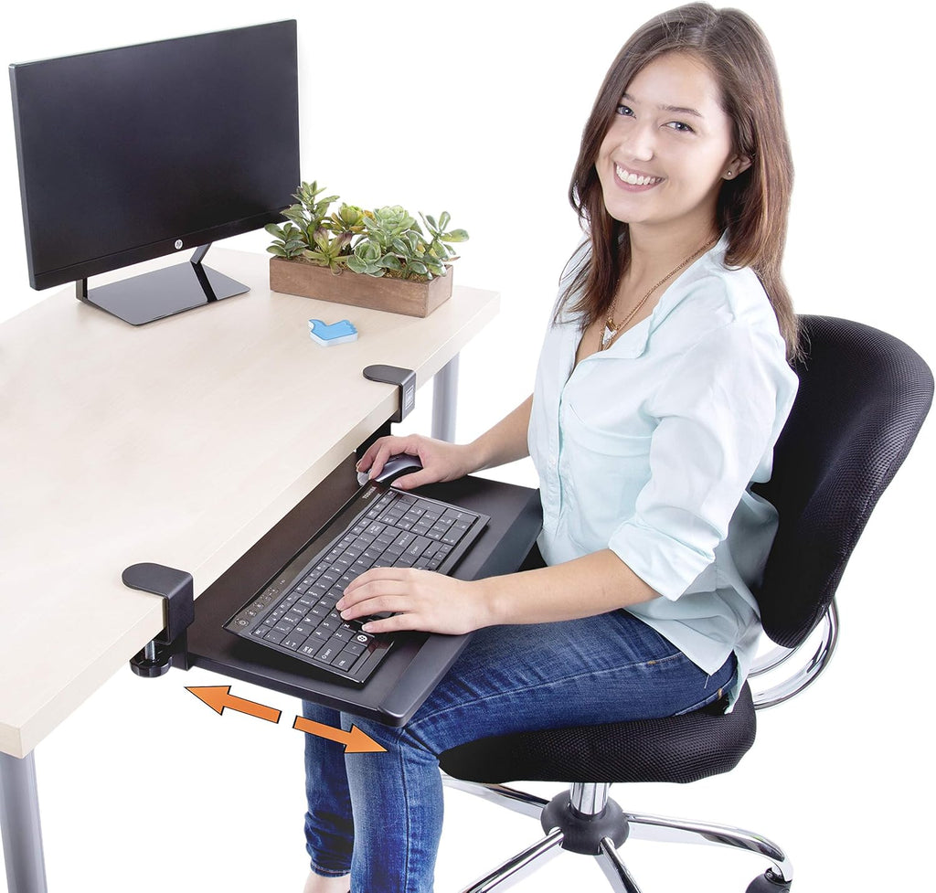 Small Clamp On Keyboard Tray, 20 x 11.75'' X9888