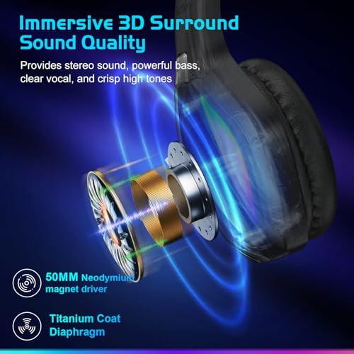 Wireless Gaming Headset with Microphone D804038