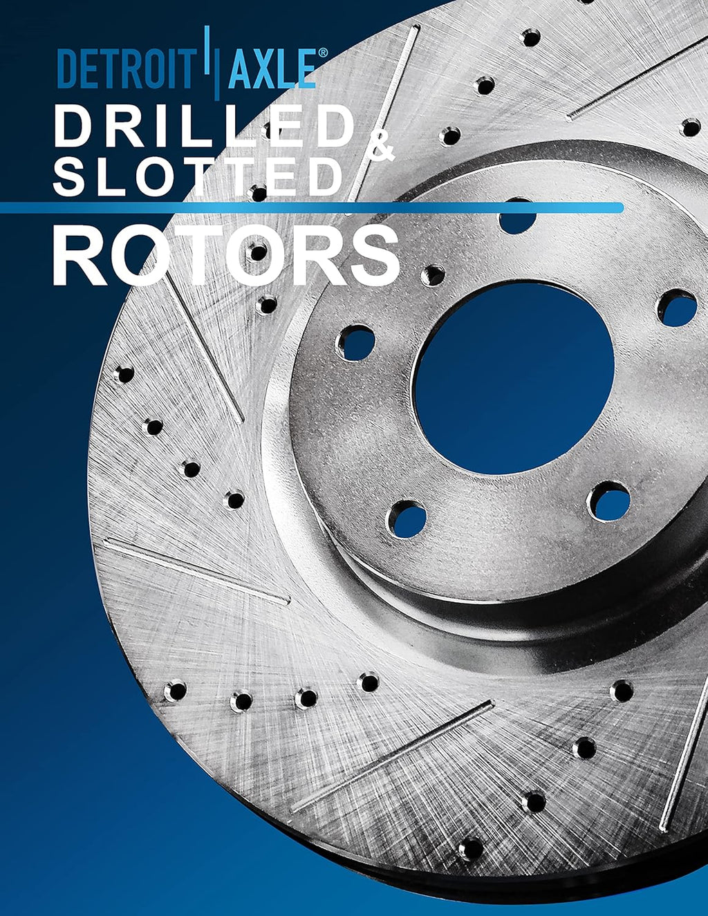 Drilled & Slotted Front Brake Kit Rotors & Pads M991