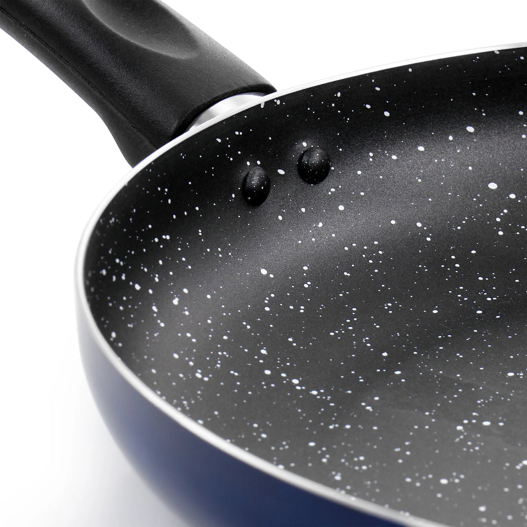 8 Inch Blue Aluminum Nonstick Frying Pan F86370